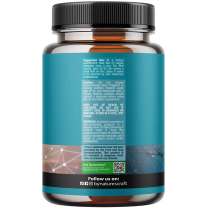Nootropic Brain Supplement for Memory and Focus Enhancement - Vitamins for Mental Health & Clarity with VIT A, B6, Riboflavin, Niacin, Thiamin & Folate - Cognitive Complex for Mind Vitality - 60 Ct - Maple Wellness Supplements