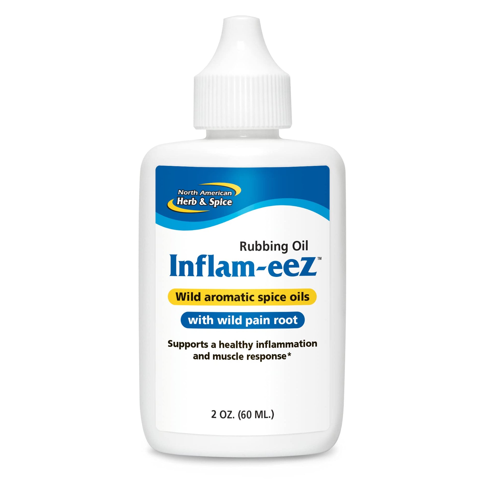NORTH AMERICAN HERB & SPICE Inflam-eeZ - 90 Capsules - Aromatic Spice Oils with Wild Pain Root - Supports a Healthy Muscle Response - Non-GMO - 45 Servings - Maple Wellness Supplements