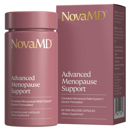 NOVAMD Clinically Proven Menopause Supplement for Weight Management, Hot Flashes, Night Sweats and Low Energy - Maple Wellness Supplements