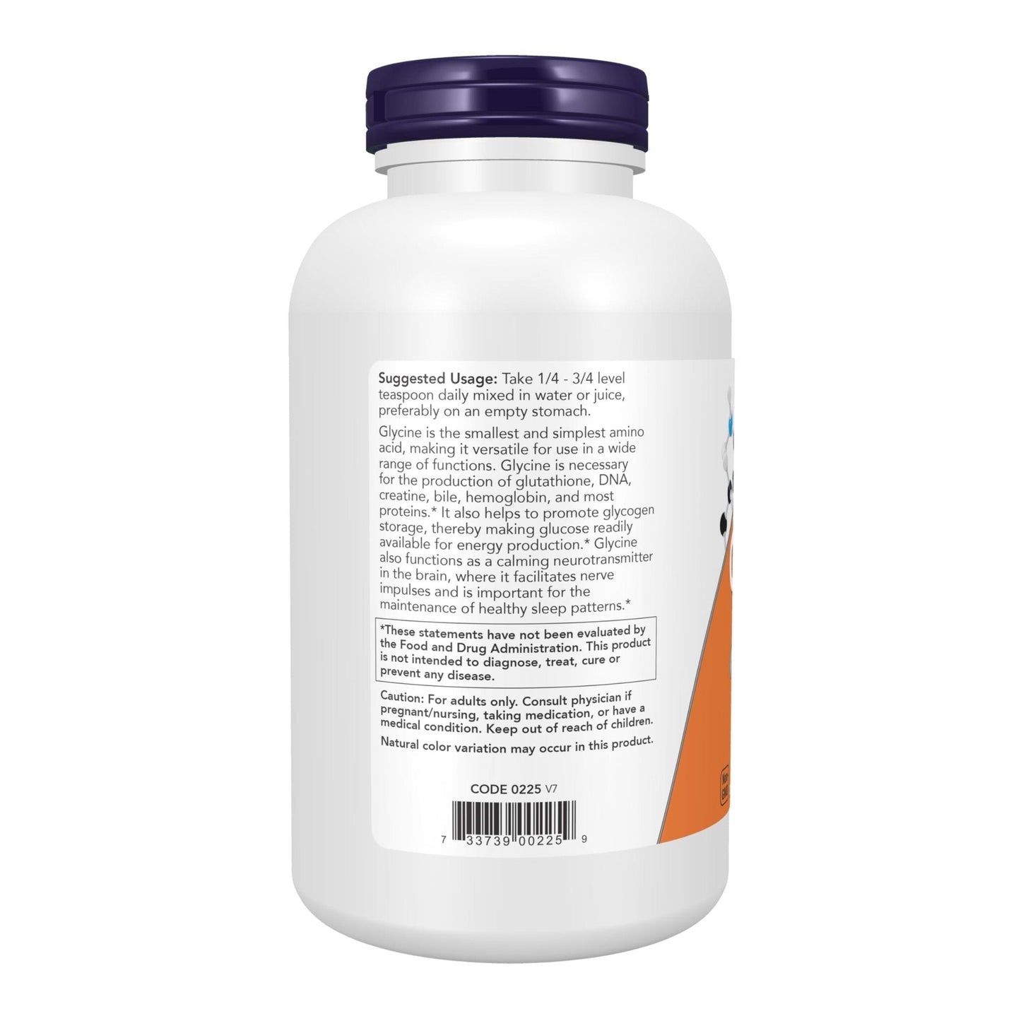 NOW Foods Supplements, Glycine Pure Powder, Promotes Restful Sleep*, Neurotransmitter Support*, 1-Pound - Maple Wellness Supplements