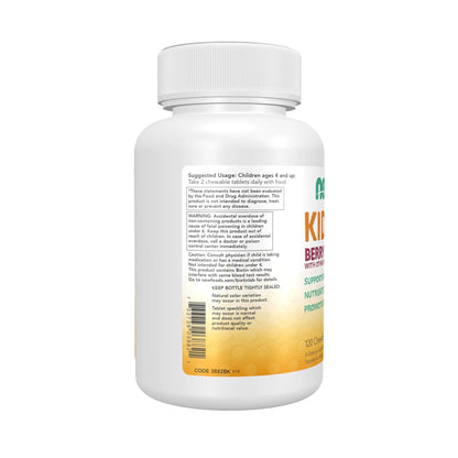 NOW Kids Supplements, Kid Vits Multivitamin, Berry Lemonade Flavor, 120 Chewable Tablets - Maple Wellness Supplements