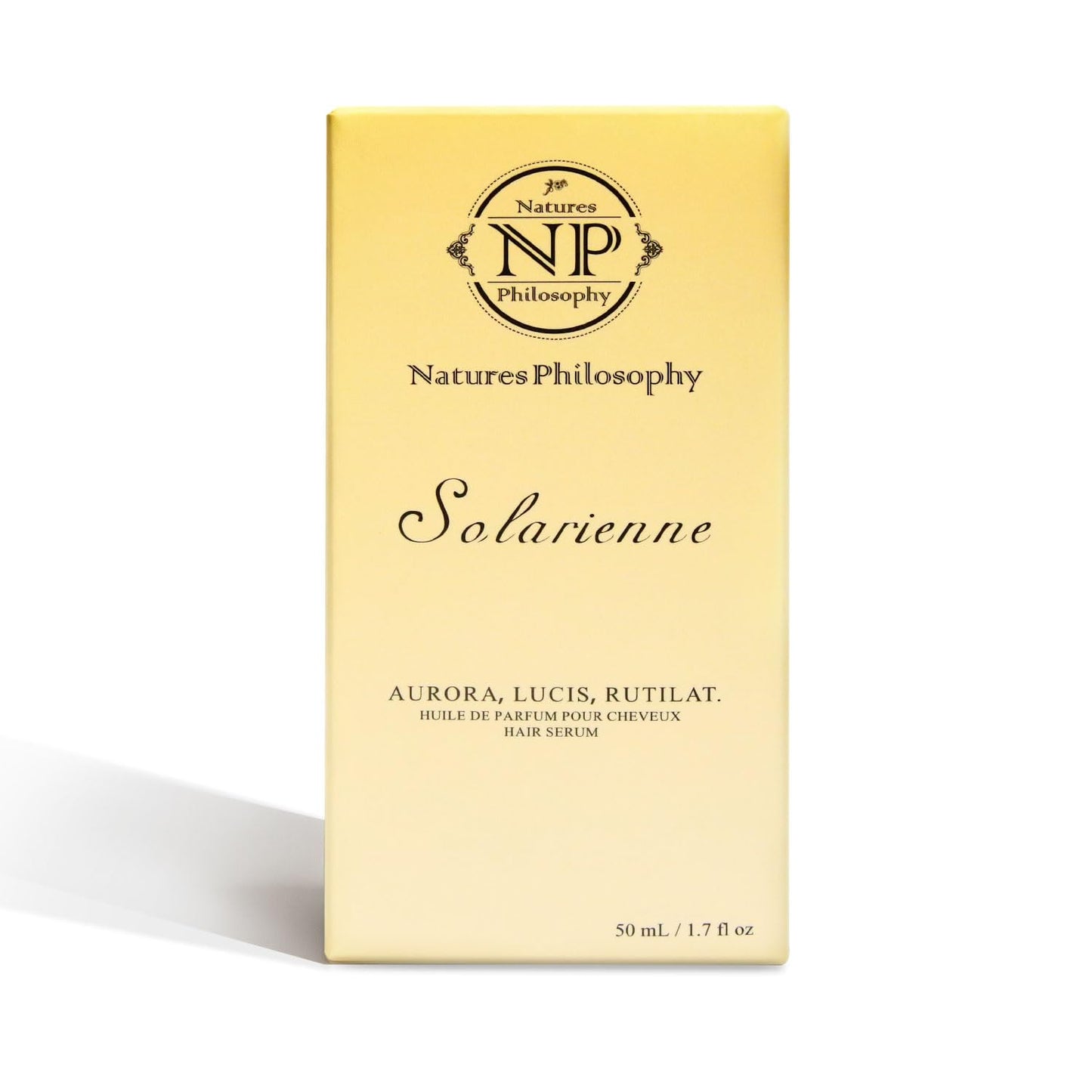 NP NATURES PHILOSOPHY Hair Perfume, Leave-in Hair Serum & Shine Hair Spray for Women, Anti-Frizz, Long Lasting Fragrance, Lightweight Conditioner & Glossier Hair Perfume oils - 50ml（Solarienne） - Maple Wellness Supplements