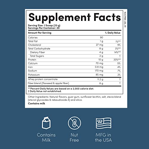 Nucific® PrebioBoost™ Daily Prebiotic Protein Powder, 16.2 Ounce - Maple Wellness Supplements
