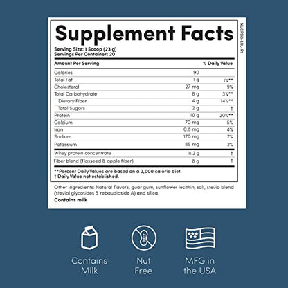 Nucific® PrebioBoost™ Daily Prebiotic Protein Powder, 16.2 Ounce - Maple Wellness Supplements