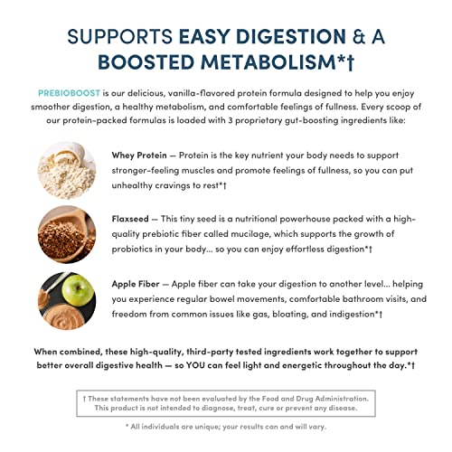 Nucific® PrebioBoost™ Daily Prebiotic Protein Powder, 16.2 Ounce - Maple Wellness Supplements
