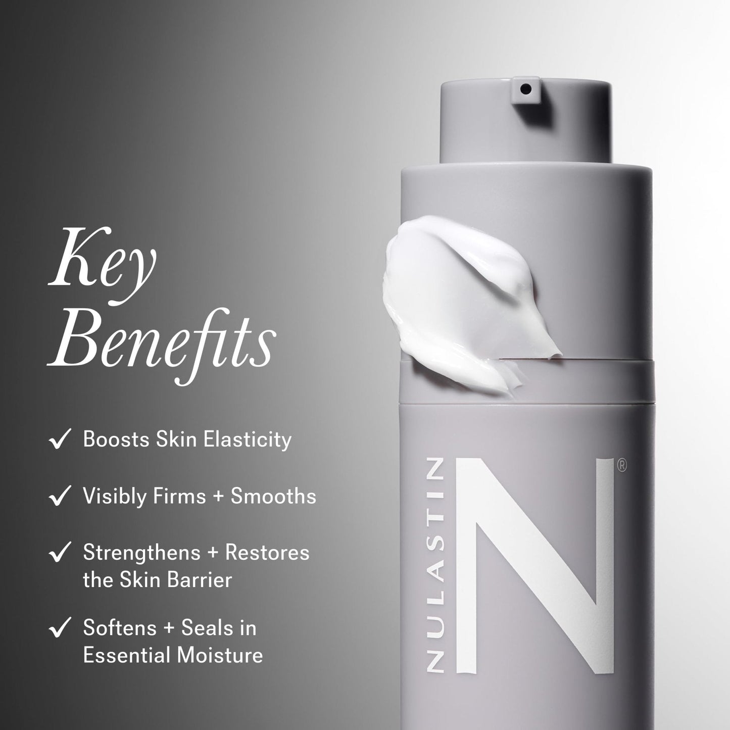 NULASTIN Dermal Rejuvenating Face Moisturizer for Women with Elastin, Peptides & Ceramides - Firming, Anti Aging Barrier Repair Cream for Dry, Mature Skin - Vegan, Silicone Free, 1.7 Fl Oz - Maple Wellness Supplements
