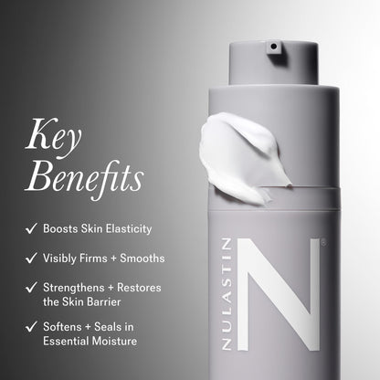 NULASTIN Dermal Rejuvenating Face Moisturizer for Women with Elastin, Peptides & Ceramides - Firming, Anti Aging Barrier Repair Cream for Dry, Mature Skin - Vegan, Silicone Free, 1.7 Fl Oz - Maple Wellness Supplements