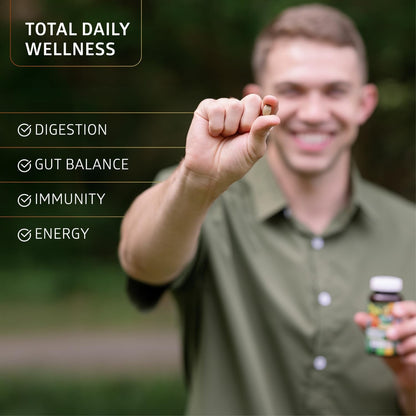 Number One Nutrition USDA Organic and Easy-to-Take Super Greens, Better Than Powder Fruits & Veggies Supplement with 28 Superfood - Maple Wellness Supplements
