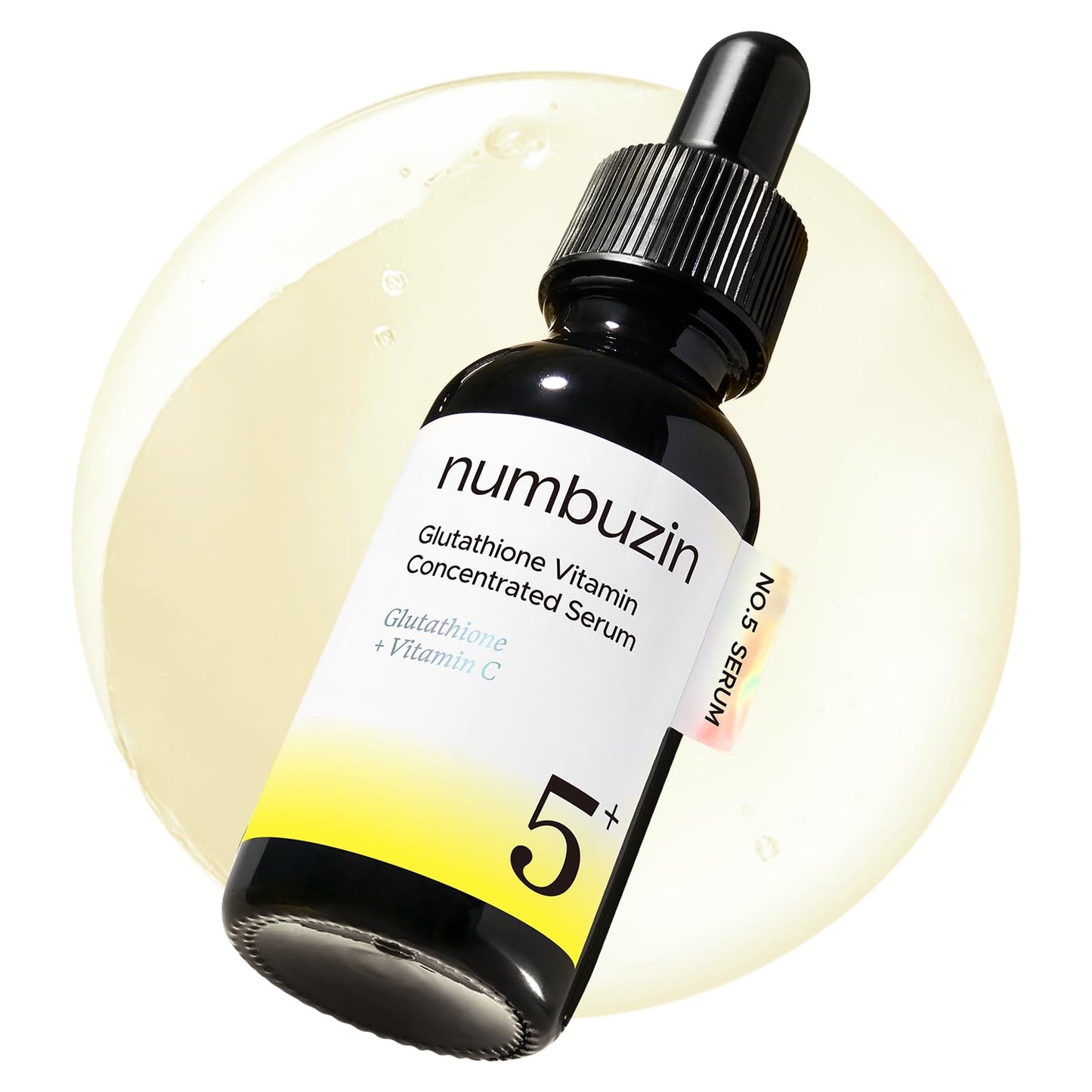 numbuzin No.5 Vitamin Concentrated Serum, Dark Spot Care, Glutathione & Vitamin Serum, Korean Skincare, Tranexamic Acid 4%, Niacinamide 5% - Maple Wellness Supplements