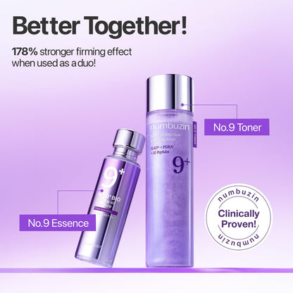numbuzin No.9 NAD+ Salmon PDRN Glow Boosting Toner, Hydrating & Firming Toner for Wrinkles, Fine Lines & Dull Skin - Maple Wellness Supplements