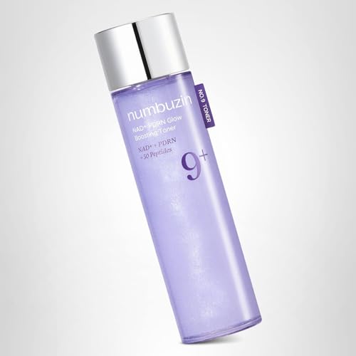 numbuzin No.9 NAD+ Salmon PDRN Glow Boosting Toner, Hydrating & Firming Toner for Wrinkles, Fine Lines & Dull Skin - Maple Wellness Supplements