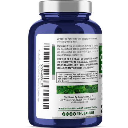 NusaPure Chanca Piedra 2000mg | 200 Veggie Caps | Herbal Extract Supplement | Extract 10:1, Non-GMO, Bioperine & Vegan | 100 Servings per Bottle - Maple Wellness Supplements