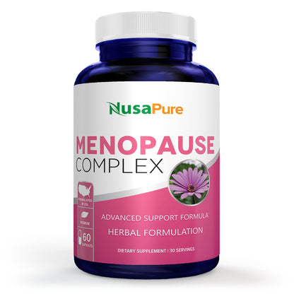 NusaPure Menopause Complex : Black Cohosh and Herbal Ingredients - 60 Capsules - Maple Wellness Supplements