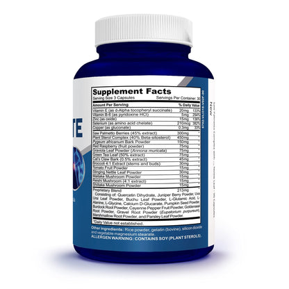 NusaPure Saw Prostate Palmetto Complex (Plant Sterol Complex, Nettle Root, Pygeum Bark, Graviola) - 90 Capsules - Maple Wellness Supplements