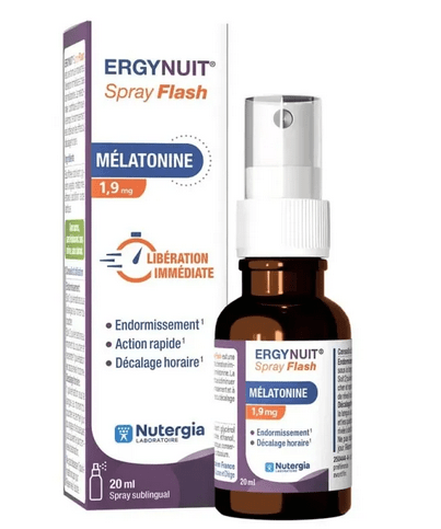 NUTERGIA - ERGYNUIT Spray Flash: Fast-Acting Melatonin Sleep Aid Spray 20ml - Maple Wellness Supplements