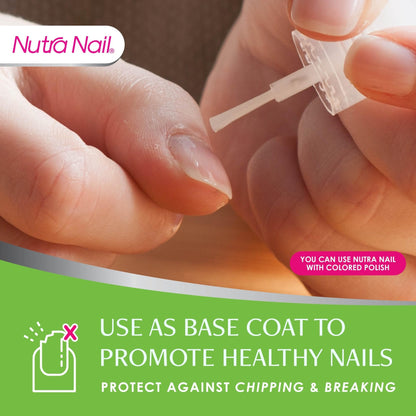 Nutra Nail 5 to 7 Day Growth Treatment - Fast Keratin Nail Hardener & Nail Strengthener for Thin Nails, Brittle & Damaged (0.47 Fl Oz) - Maple Wellness Supplements