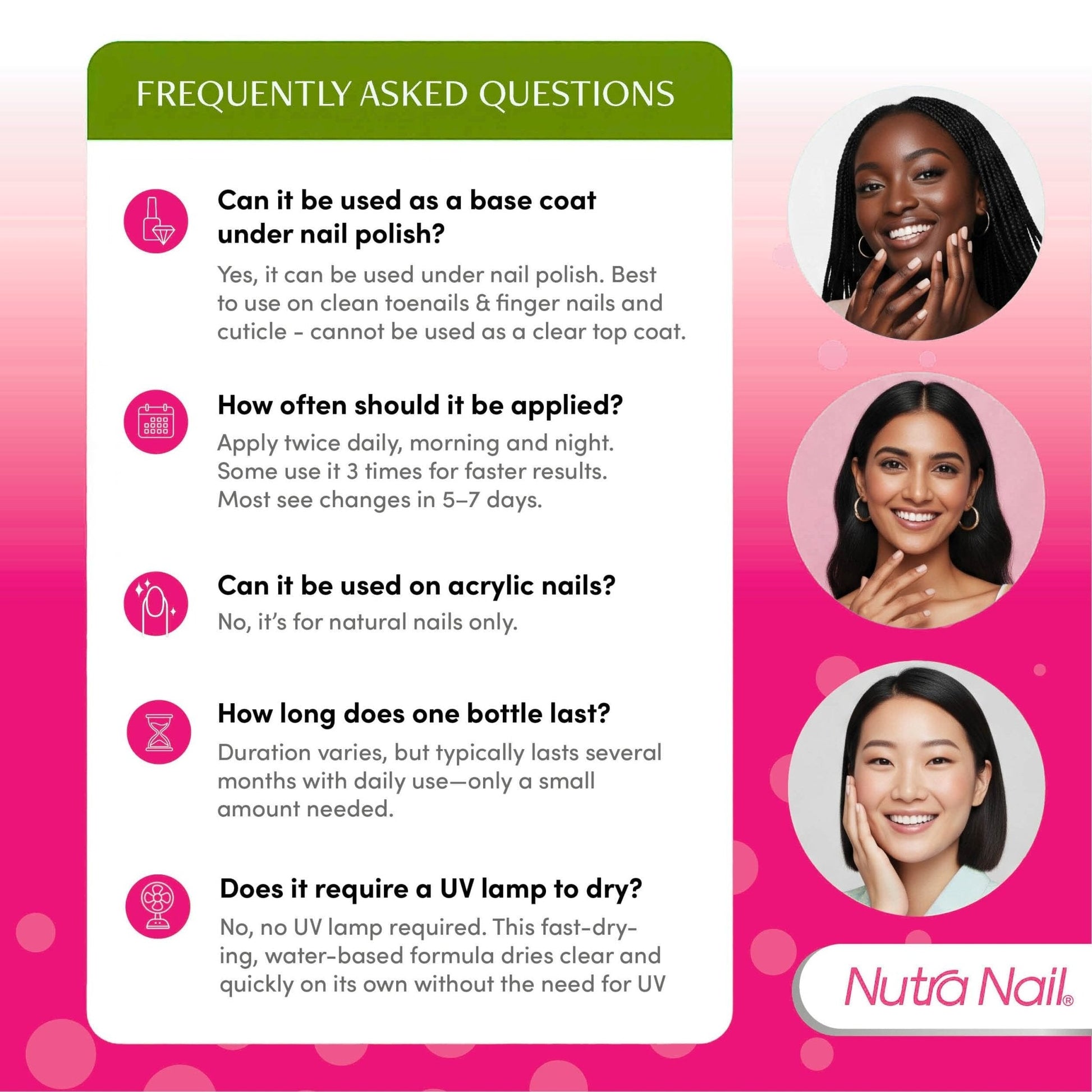 Nutra Nail 5 to 7 Day Growth Treatment - Fast Keratin Nail Hardener & Nail Strengthener for Thin Nails, Brittle & Damaged (0.47 Fl Oz) - Maple Wellness Supplements