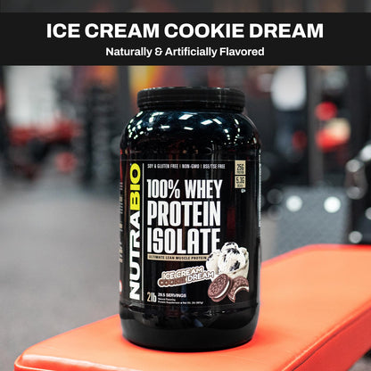 NutraBio Whey Protein Isolate Supplement – 25g of Protein Per Scoop with Complete - Maple Wellness Supplements