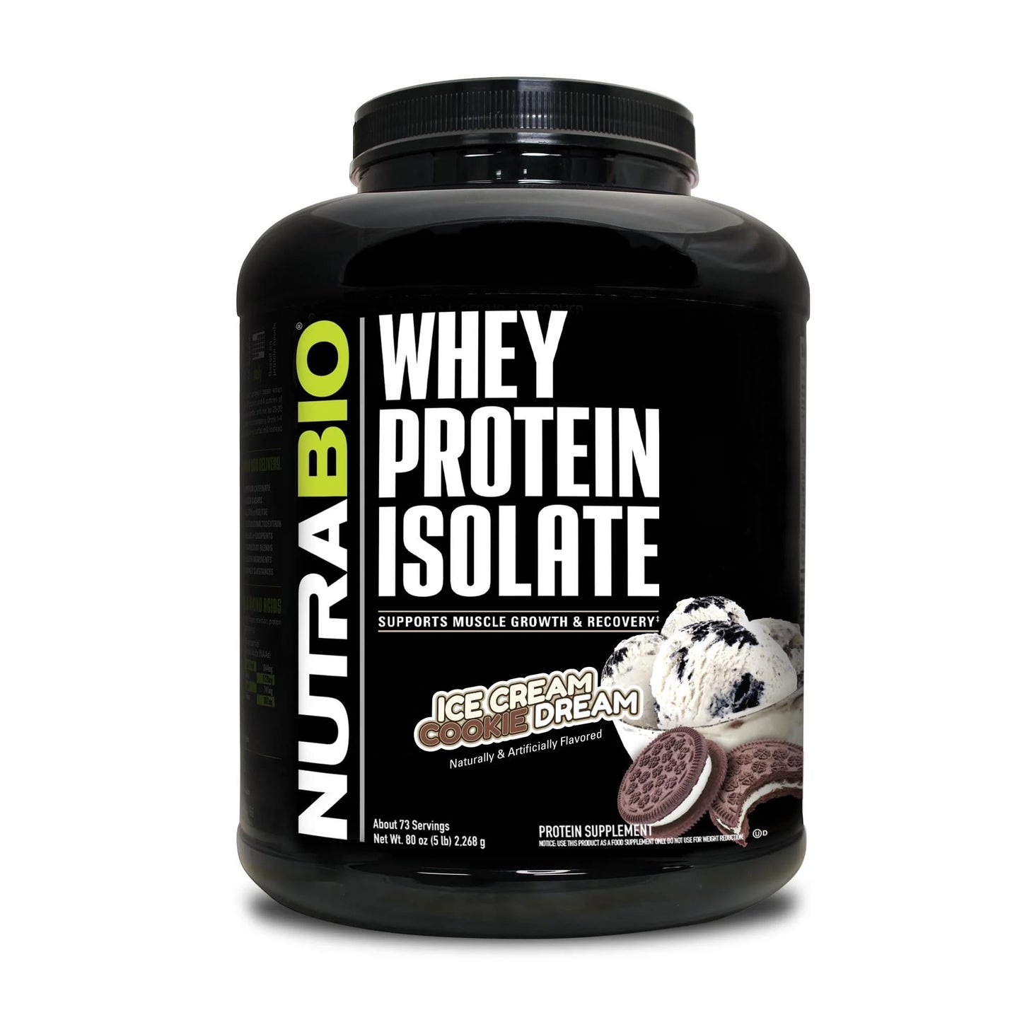 NutraBio Whey Protein Isolate Supplement – 25g of Protein Per Scoop with Complete - Maple Wellness Supplements
