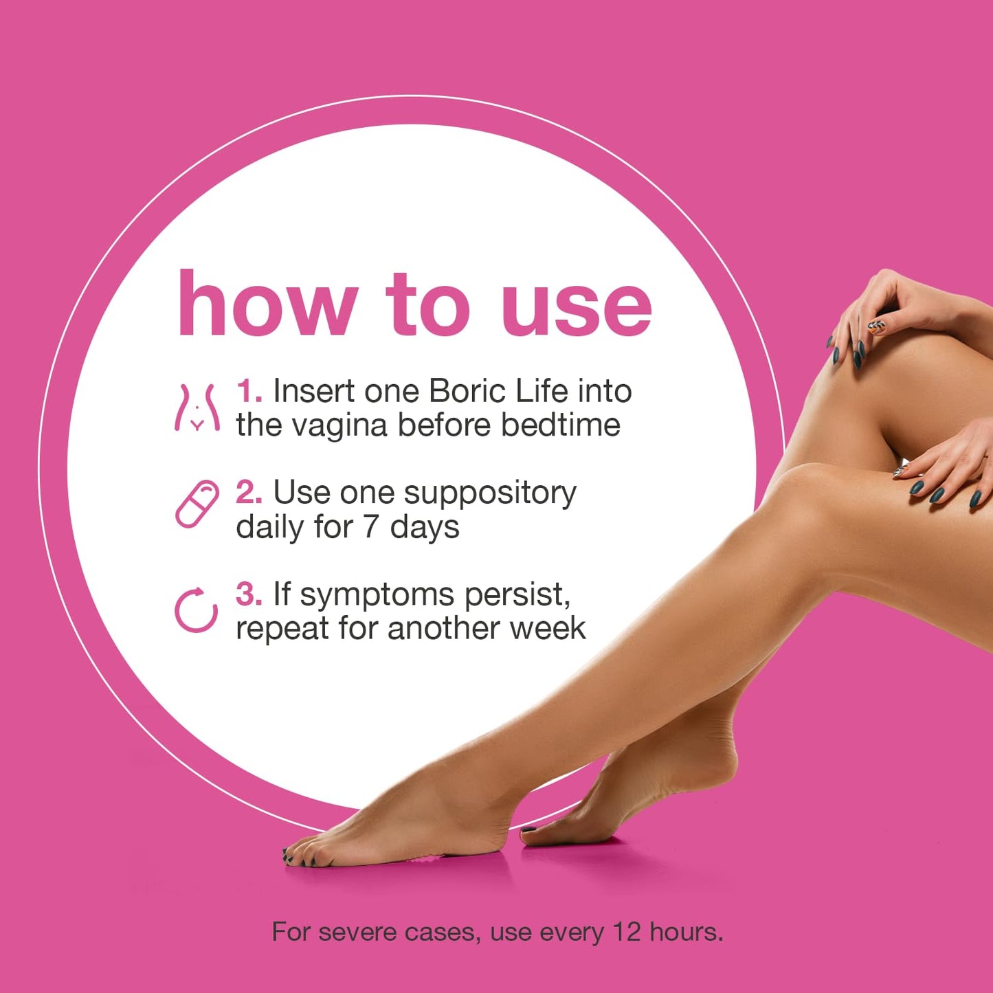 NutraBlast Boric Acid Suppositories - 100% Pure Made in USA - Boric Life Intimate Health Support (14 Count) - Maple Wellness Supplements