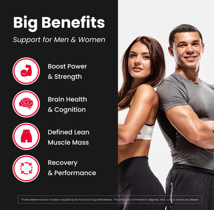 NutraChamps 120 Creatine Gummies for Men & Women - 5g Sugar Free Chewable Creatine Monohydrate Gummies - Supports Protein Synthesis, Muscle Recovery & Workout Performance - Maple Wellness Supplements