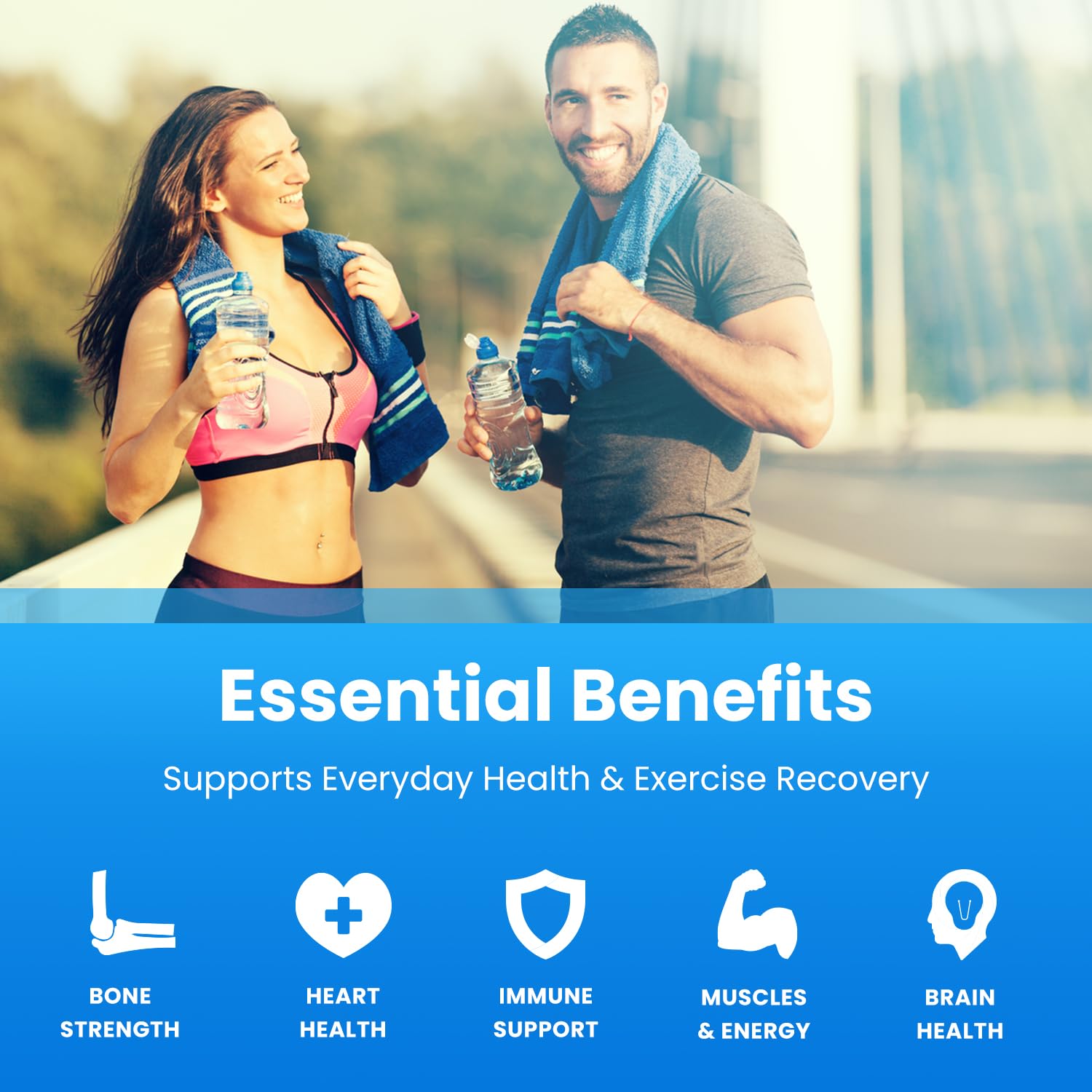 NutraChamps Magnesium Zinc & Vitamin D3 Supplement - Most Bioavailable Forms; Magnesium Glycinate, Malate, Citrate - Bone, Muscle & Heart Health, - Maple Wellness Supplements