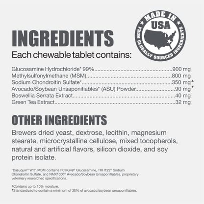Nutramax Laboratories Dasuquin with MSM Joint Health Supplement for Large Dogs - Maple Wellness Supplements