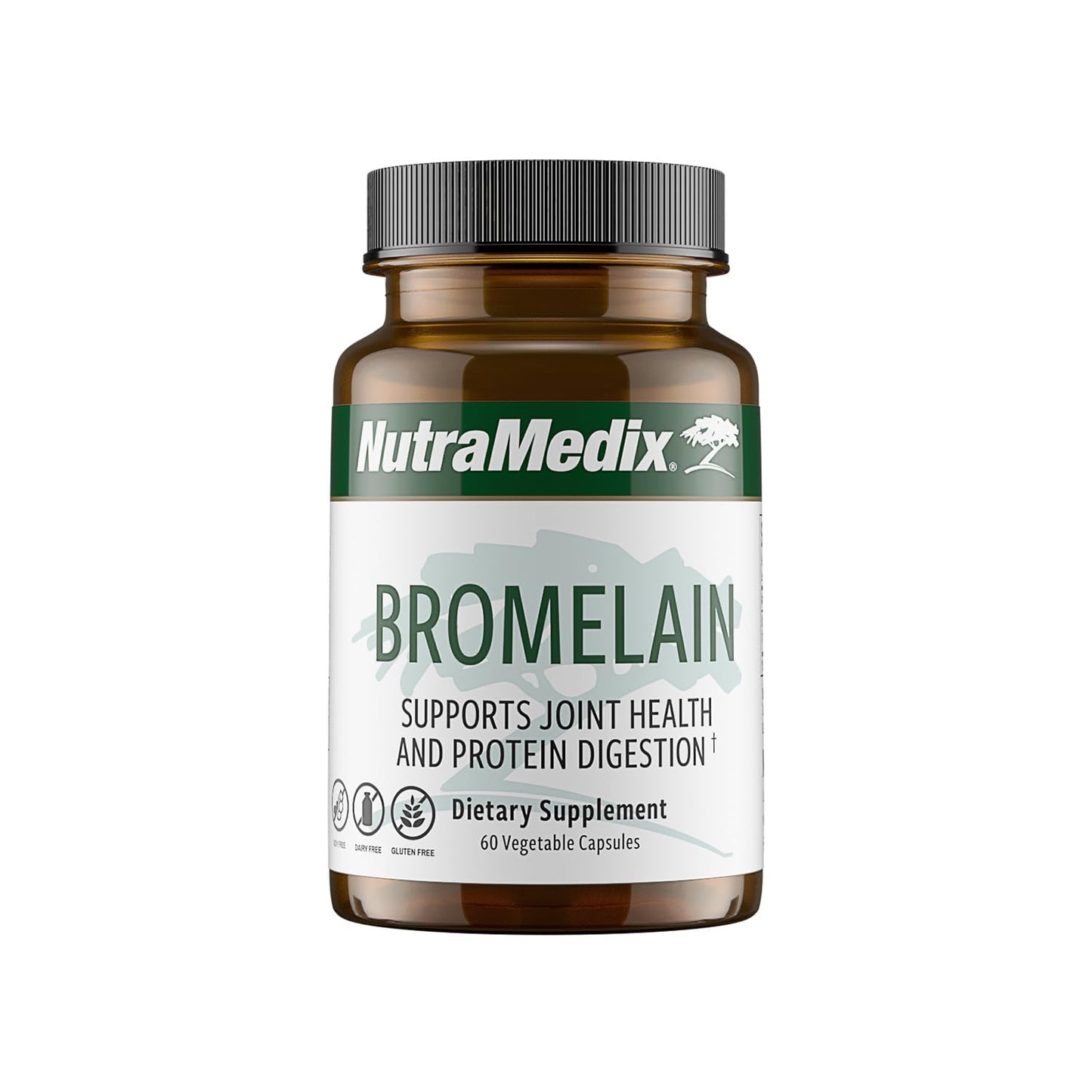NutraMedix Bromelain Supplements - Proteolytic Enzymes from Pineapple Stems + Bromelain 1,000mg - Designed to Offer Digestion, Exercise and Joint Support - Gluten, Soy and Dairy-Free (60 Capsules) - Maple Wellness Supplements