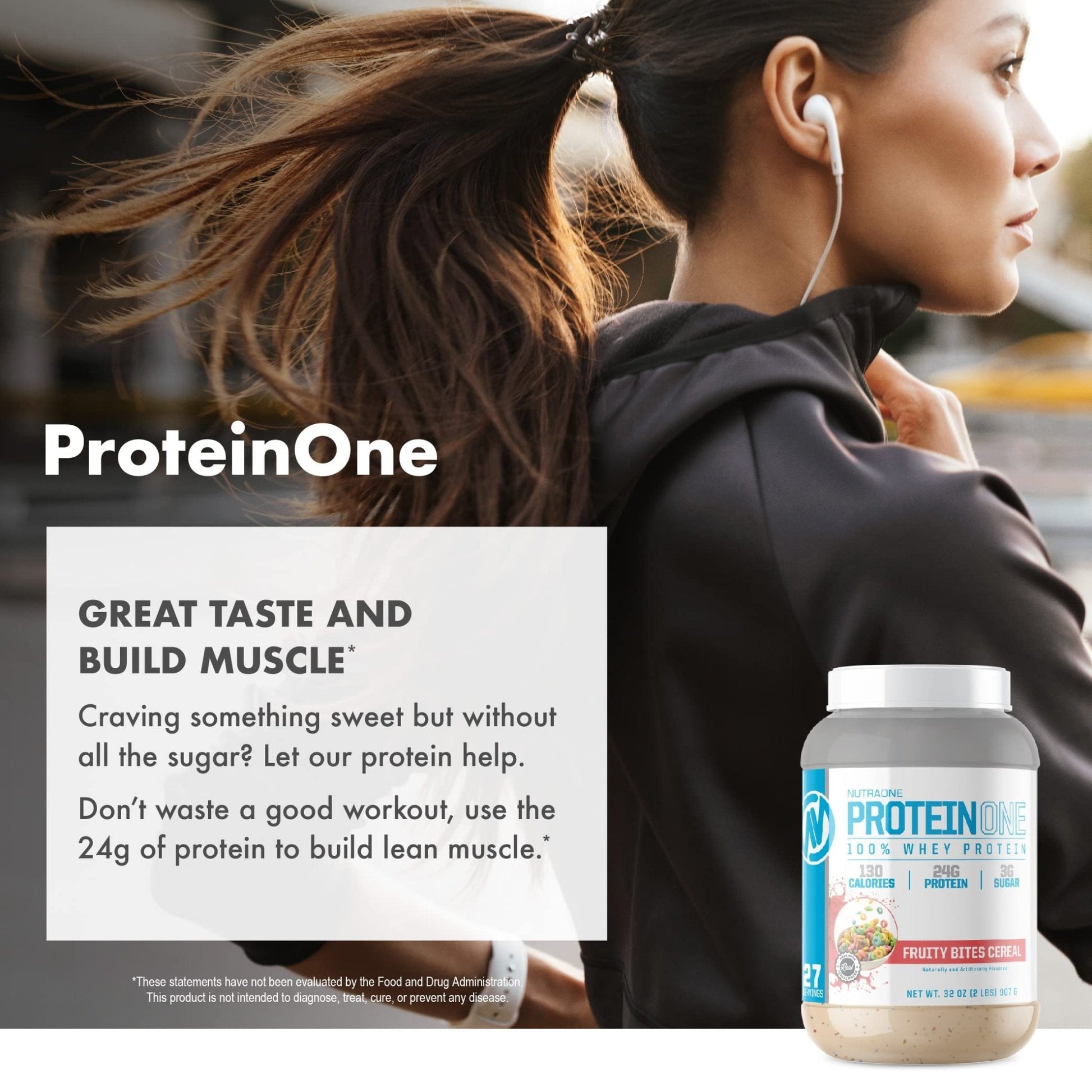 NutraOne ProteinOne Whey Protein Promote Recovery and Build Muscle with a Protein - Maple Wellness Supplements