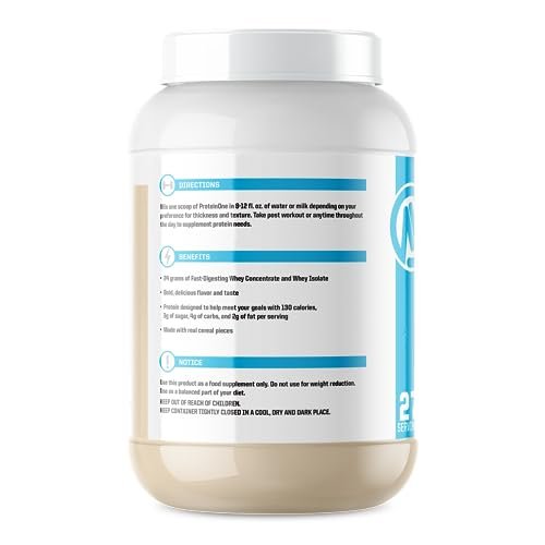 NutraOne ProteinOne Whey Protein Promote Recovery and Build Muscle with a Protein - Maple Wellness Supplements
