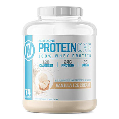 NutraOne ProteinOne Whey Protein Promote Recovery and Build Muscle with a Protein - Maple Wellness Supplements