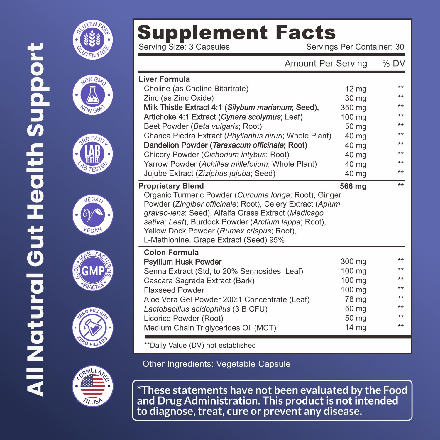 Nutreb Liver & Colon Cleanse - 2X Stronger - Liver Cleanse Detox & Repair - Colon Cleanser & Detox - Premium Milk Thistle Supplement - Maple Wellness Supplements
