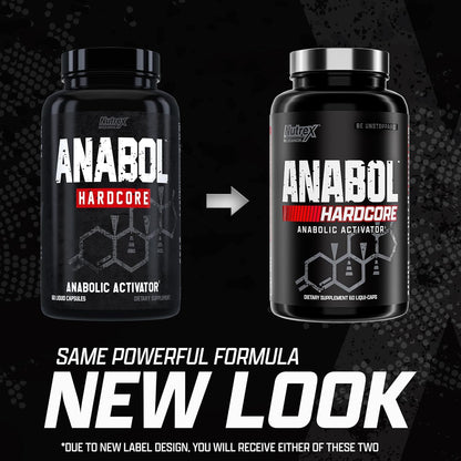 Nutrex Research Anabol Hardcore Anabolic Activator, Muscle Builder and Hardening Agent, 60 Pills - Maple Wellness Supplements