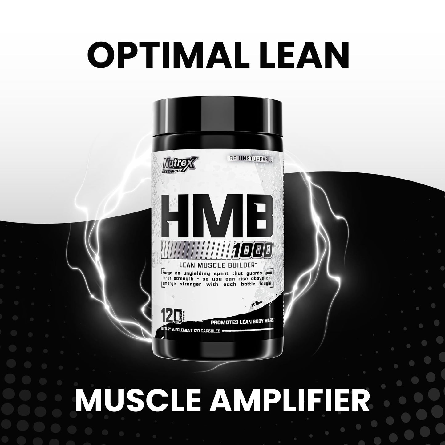 Nutrex Research HMB 1000 MG | Supports Muscle Recovery, Reduce Skeletal Muscle Damage, Increased Strength, Prevent Muscle Loss | 120 Capsules - Maple Wellness Supplements