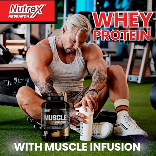Nutrex Research Whey Protein Powder, Chocolate Muscle Infusion Whey Isolate w/EAA - Maple Wellness Supplements