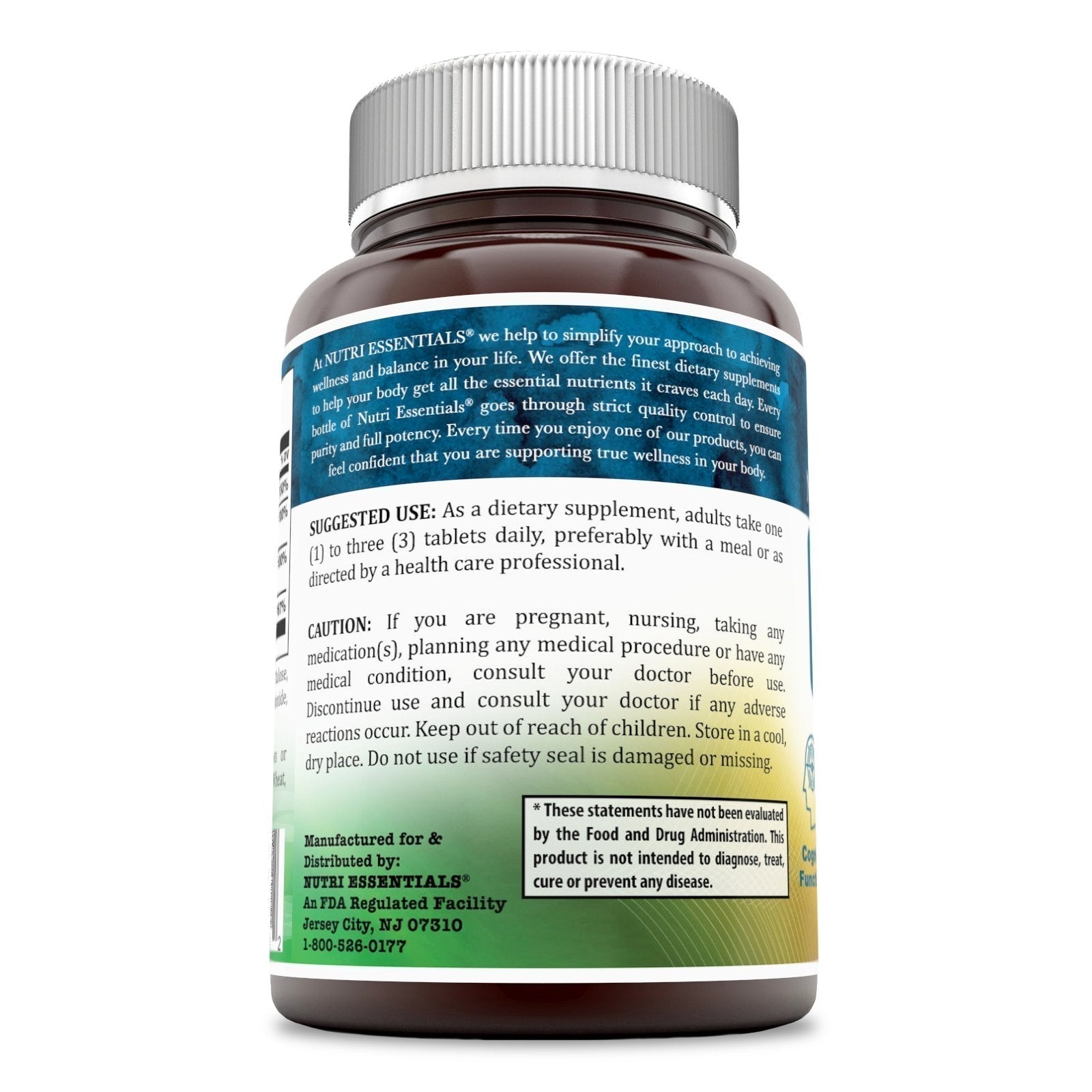 Nutri Essentials Calcium Magnesium Zinc + Vitamin D3 Tablets- Promotes Strong Bones & Teeth, Support Nerve & Muscle Function* (300 Count) - Maple Wellness Supplements