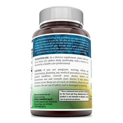 Nutri Essentials Calcium Magnesium Zinc + Vitamin D3 Tablets- Promotes Strong Bones & Teeth, Support Nerve & Muscle Function* (300 Count) - Maple Wellness Supplements