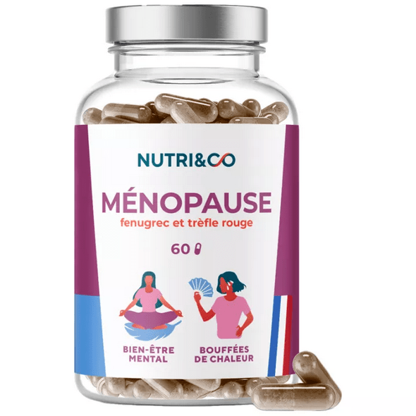 Nutri&Co Menopause Fenugreek and Red Clover 60 Capsules - Maple Wellness Supplements