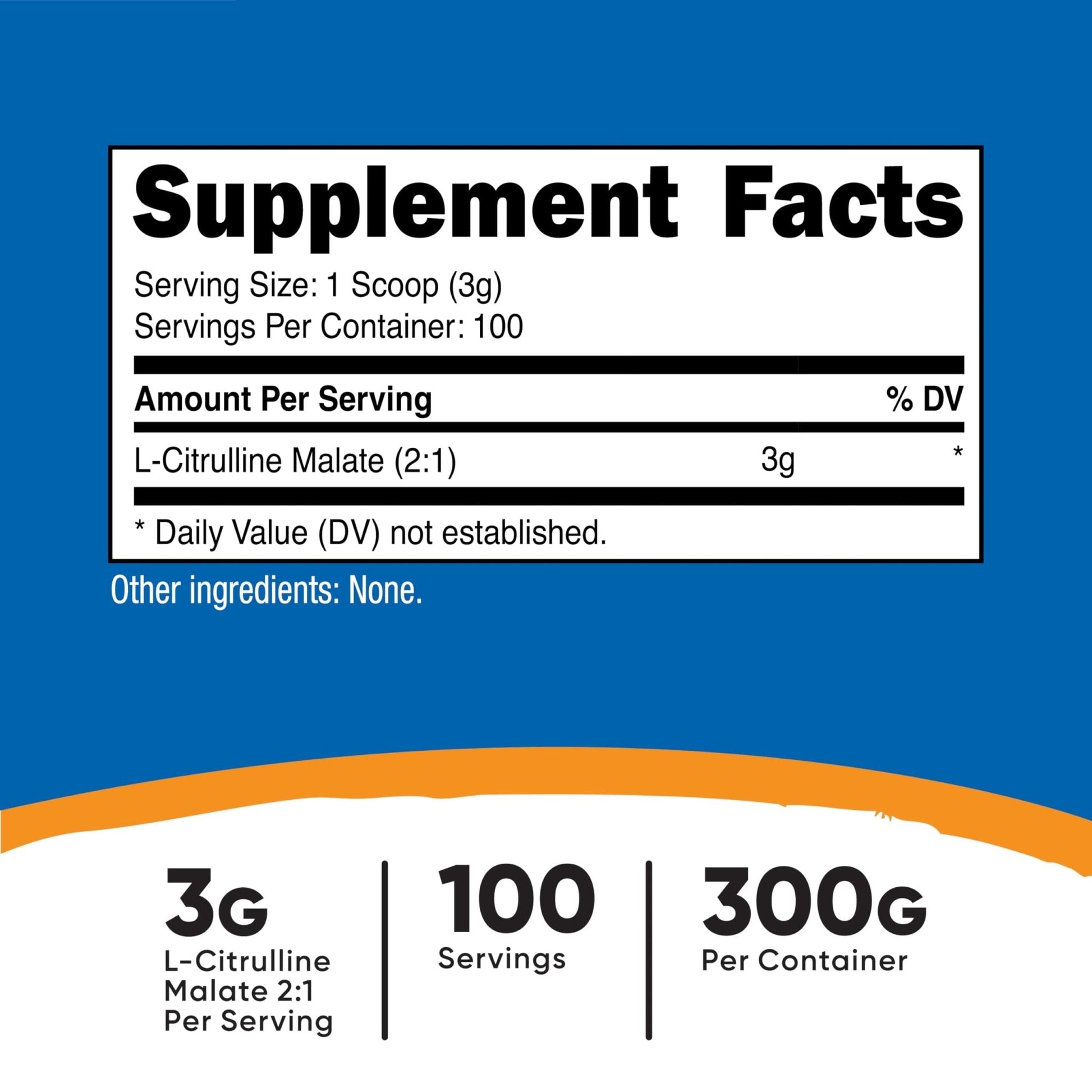 Nutricost L-Citrulline Malate (2:1) Powder (300 Grams) - Maple Wellness Supplements