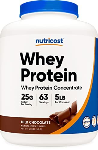 Nutricost Whey Protein Concentrate (Chocolate) 5LBS - Maple Wellness Supplements