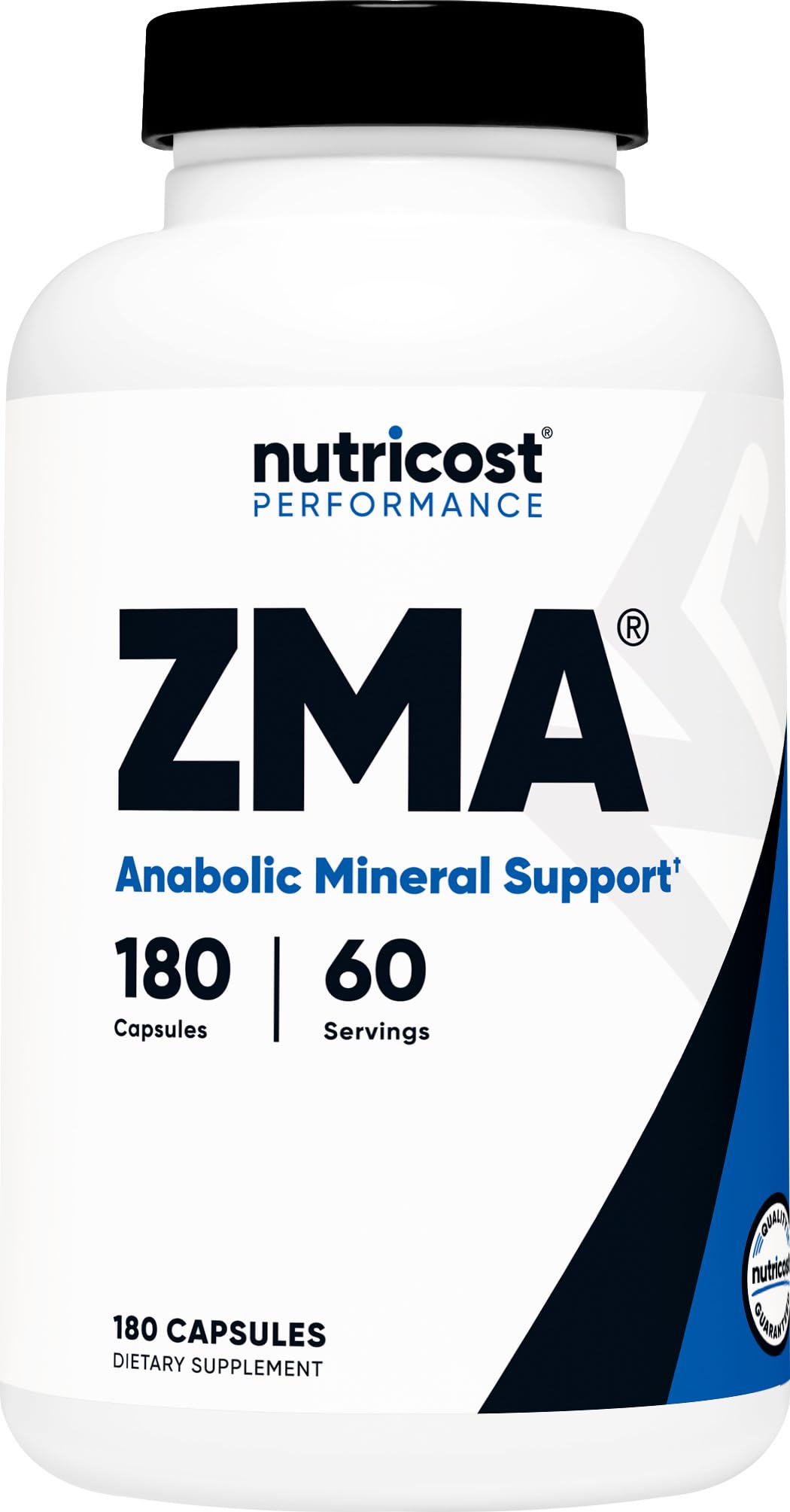 Nutricost ZMA 180 Capsules - Non-GMO and Gluten Free ZMA Supplement - Maple Wellness Supplements