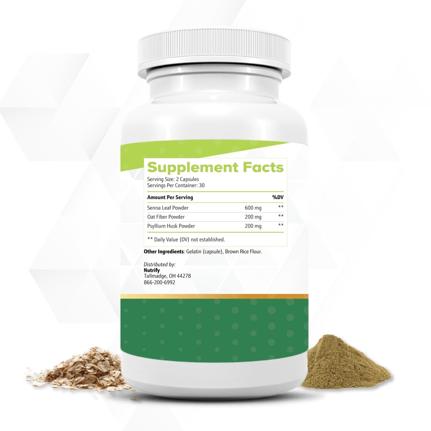NutriFlush - Powerful Colon Support & Gut Cleanse Formula, High Absorption, GMO Free, Made in USA - Maple Wellness Supplements