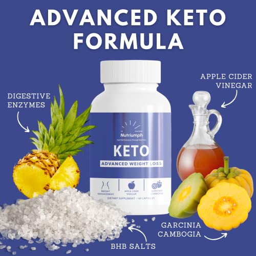 Nutriumph Keto BHB exogenous ketones | Keto Diet Pills | Advanced Ketone Supplement - Maple Wellness Supplements