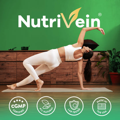 Nutrivein Premium Citrus Bergamot Supplement 1400mg 25:1 Bergamia Extract - 60 Day Supply (120 Capsules): Powerful Italian Citrus Bergamot 1400 mg+ - Maple Wellness Supplements