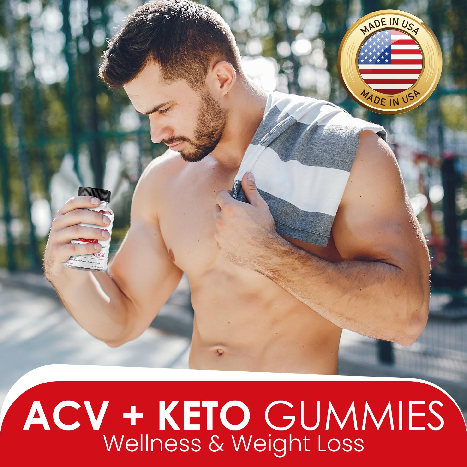 Nutrocell Simpli Health ACV Ketos Gummies Keto Apple Cider Vinegar 1050mg, Simplihealth - Maple Wellness Supplements