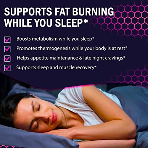 NuttraFaza INC (2 Pack) Night Time Weight Loss Pills for Women Belly Fat Burner - Maple Wellness Supplements
