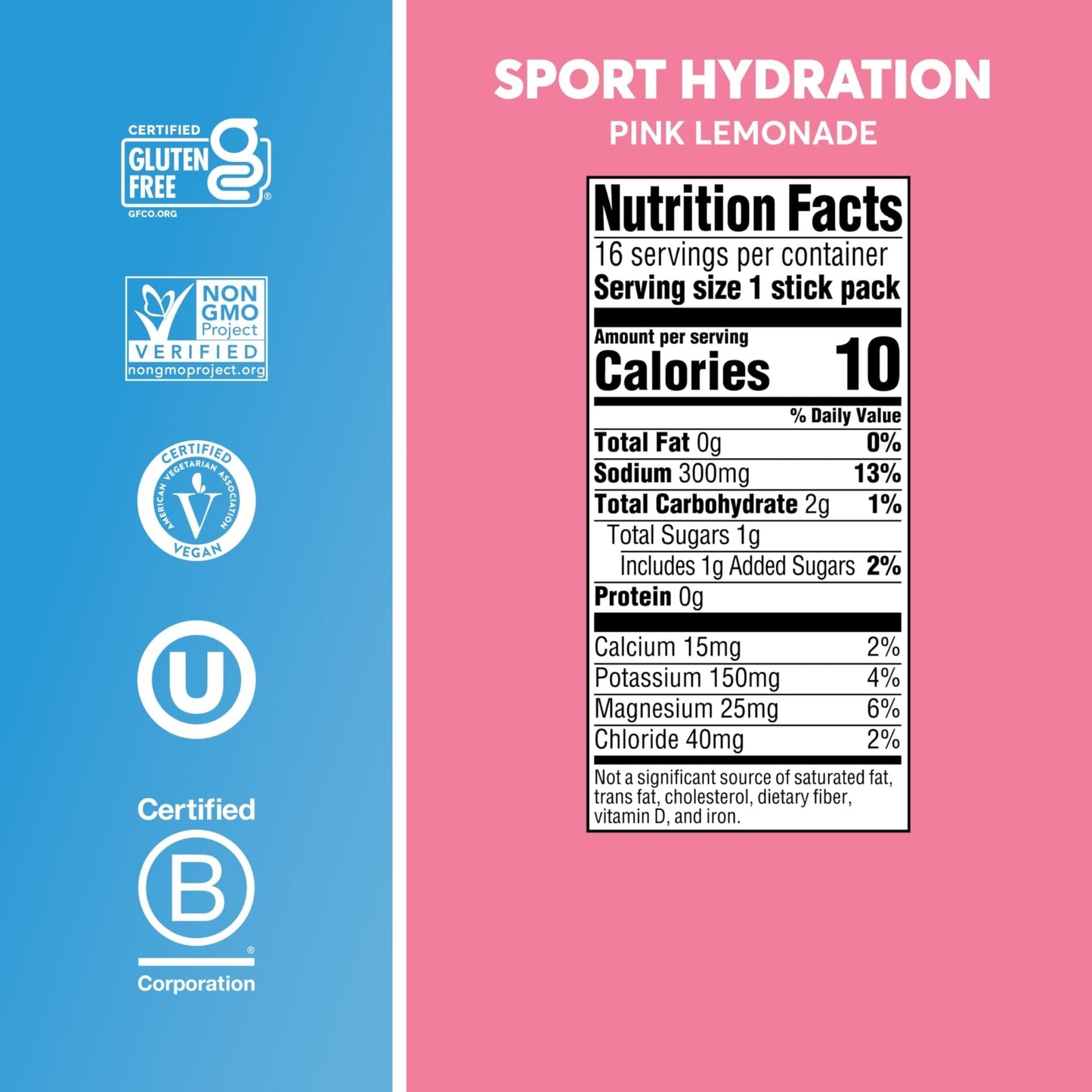 Nuun Sport Electrolyte Powder Packets with Magnesium, Calcium, Potassium, Chloride, and Sodium, Hydration Packets for On-the-Go, Pink Lemonade Flavor, Gluten Free & Vegan, - Maple Wellness Supplements