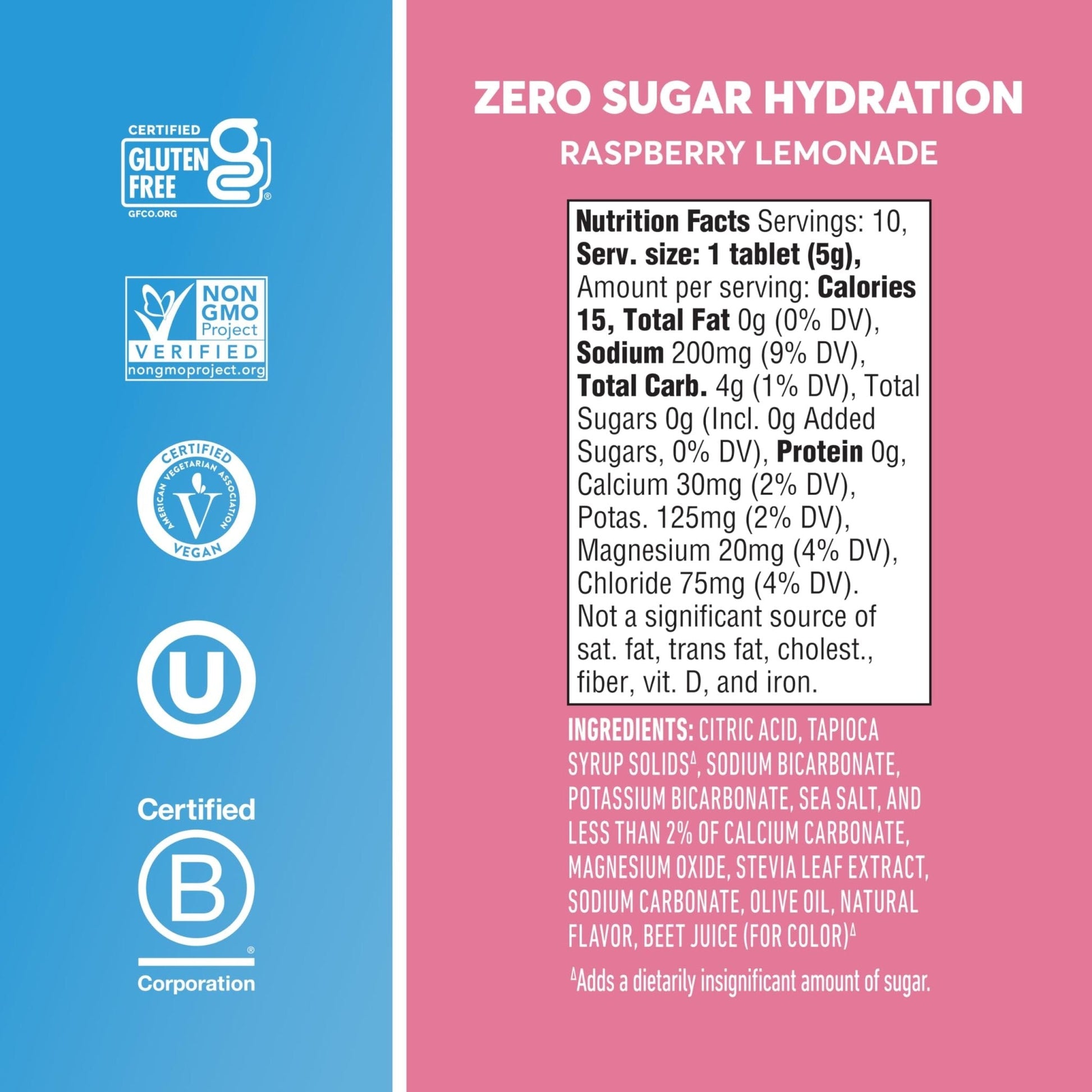 Nuun Zero Sugar Hydration Electrolyte Tablets - Sodium, Potassium, Chloride, Calcium, Magnesium, Light & Delicious Fruit Flavors, No Sugar, Gluten Free, Vegan, - Maple Wellness Supplements