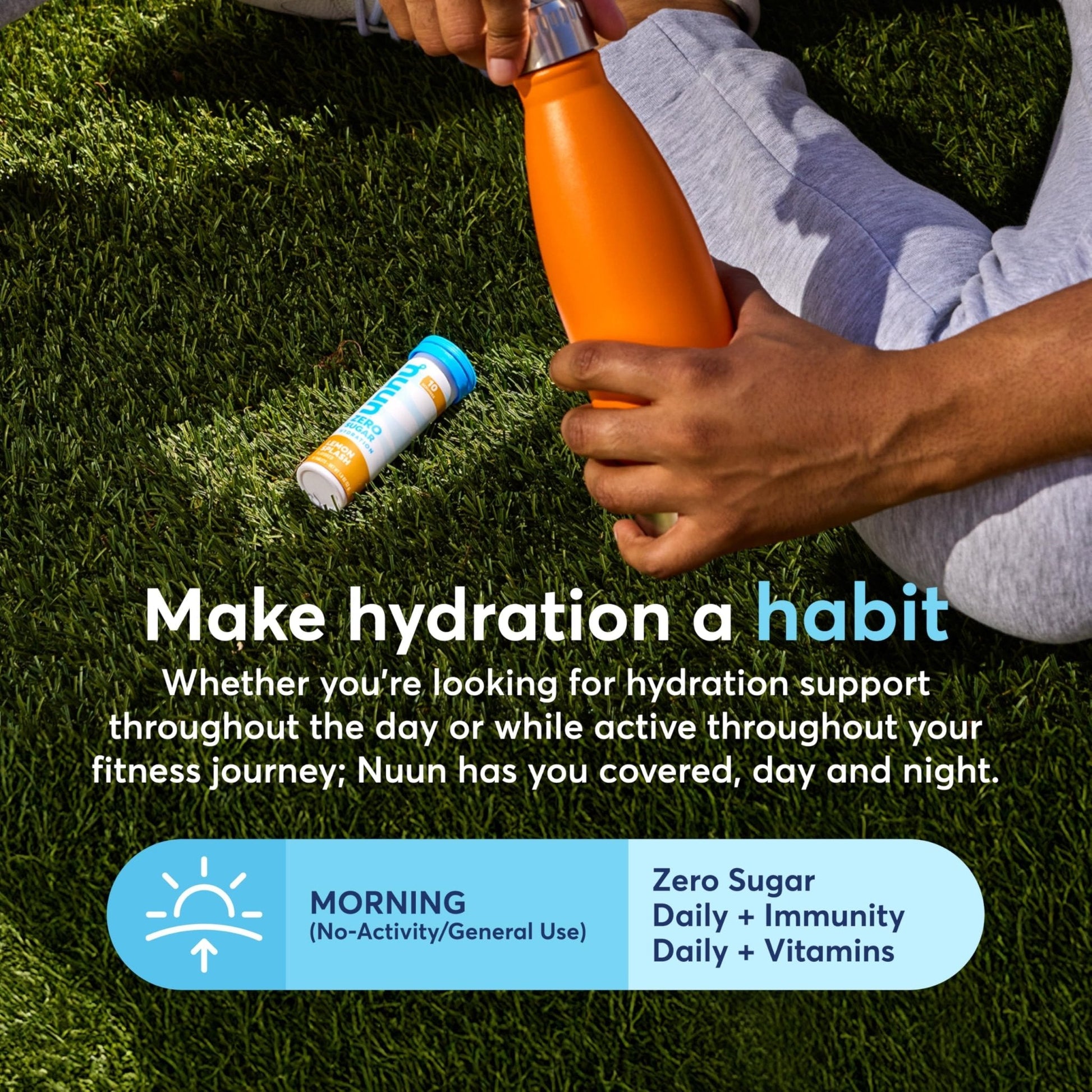 Nuun Zero Sugar Hydration Electrolyte Tablets - Sodium, Potassium, Chloride, Calcium, Magnesium, Light & Delicious Fruit Flavors, No Sugar, Gluten Free, Vegan, - Maple Wellness Supplements