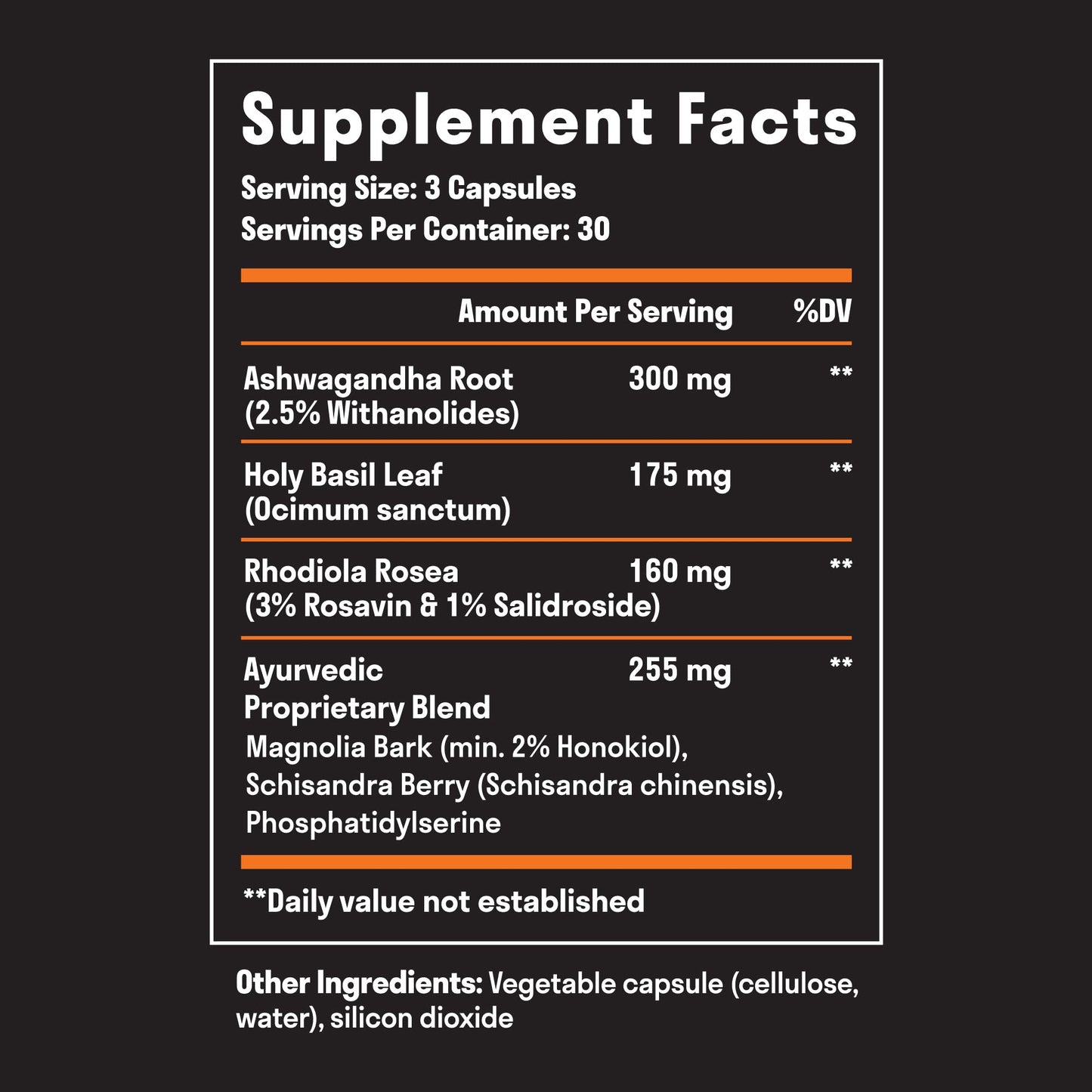 Nuven Naturals Adrenal Support - Cortisol Manager & Adrenal Support Supplements with Ashwagandha Extract, Rhodiola Rosea, Holy Basil to Help Stress, Fatigue & Energy | Adaptogens | 90 Capsules - Maple Wellness Supplements